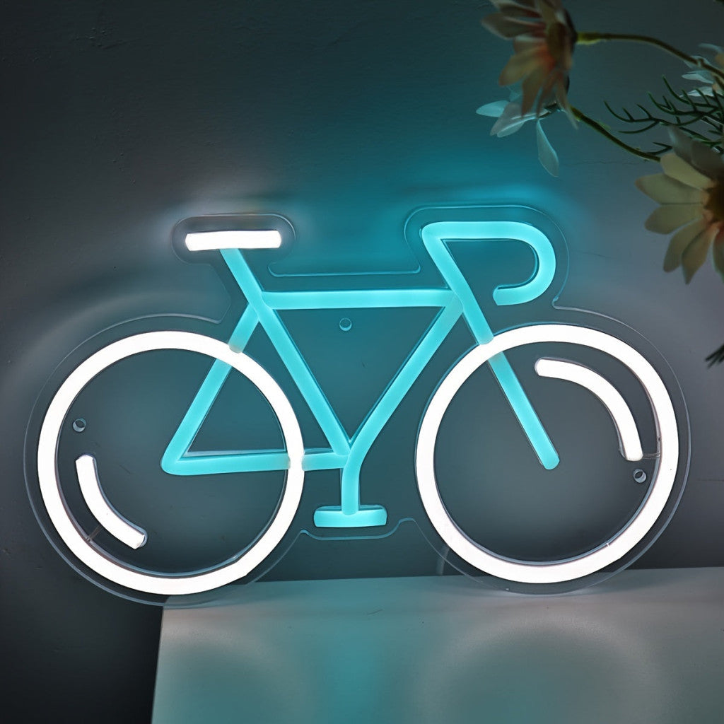 Bicikli alakú fali LED Neon tábla