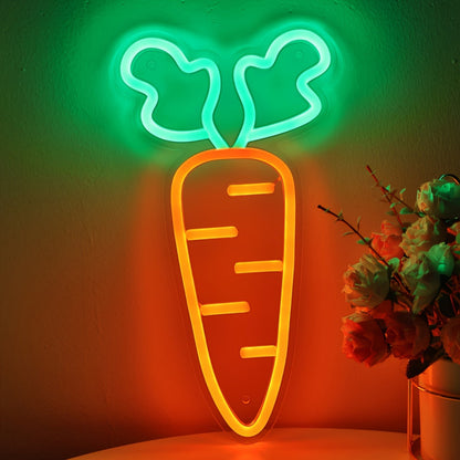 Sárgarépa LED Neon világítás