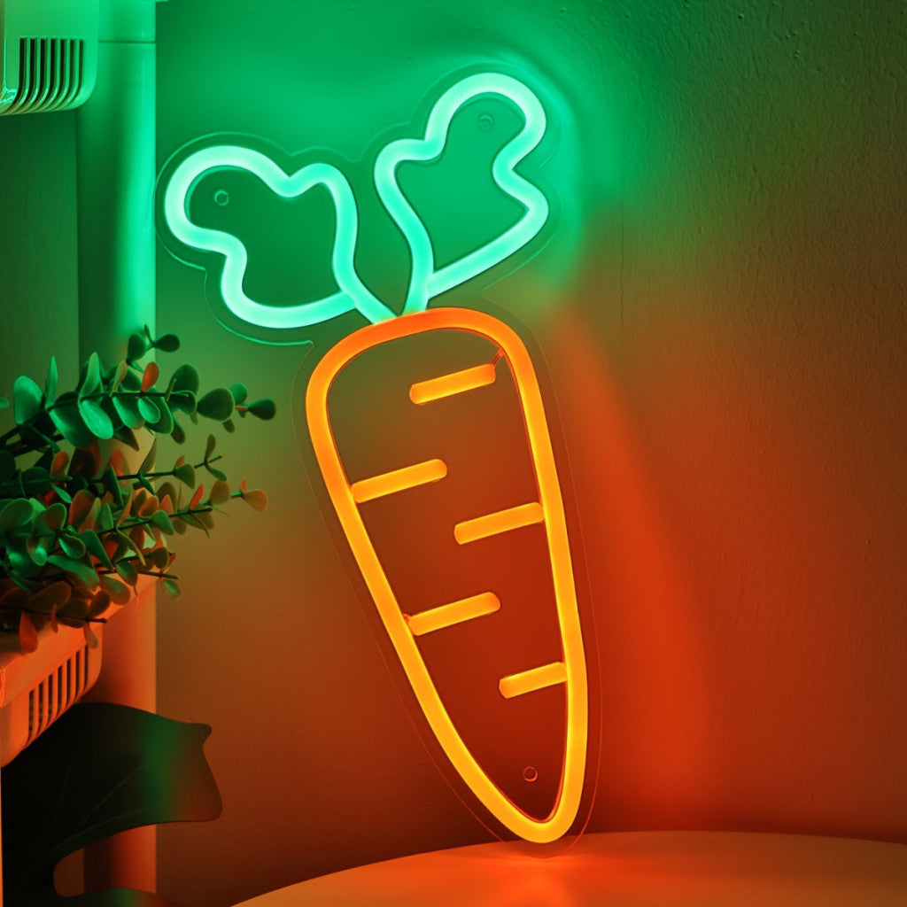Sárgarépa LED Neon világítás