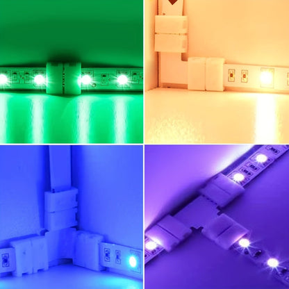 10db LED Fénycsík Csatlakozó