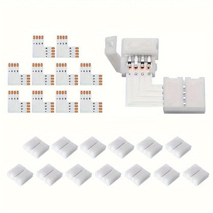 10db LED Fénycsík Csatlakozó
