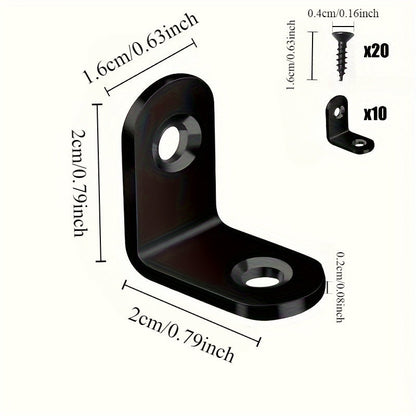 10 darab nagy teherbírású polctartó konzol