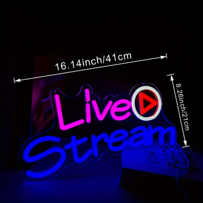 Élő Közvetítés Neon LED világítás