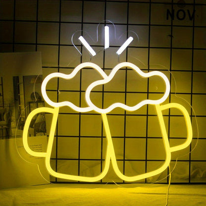Sör alakú LED-es neon