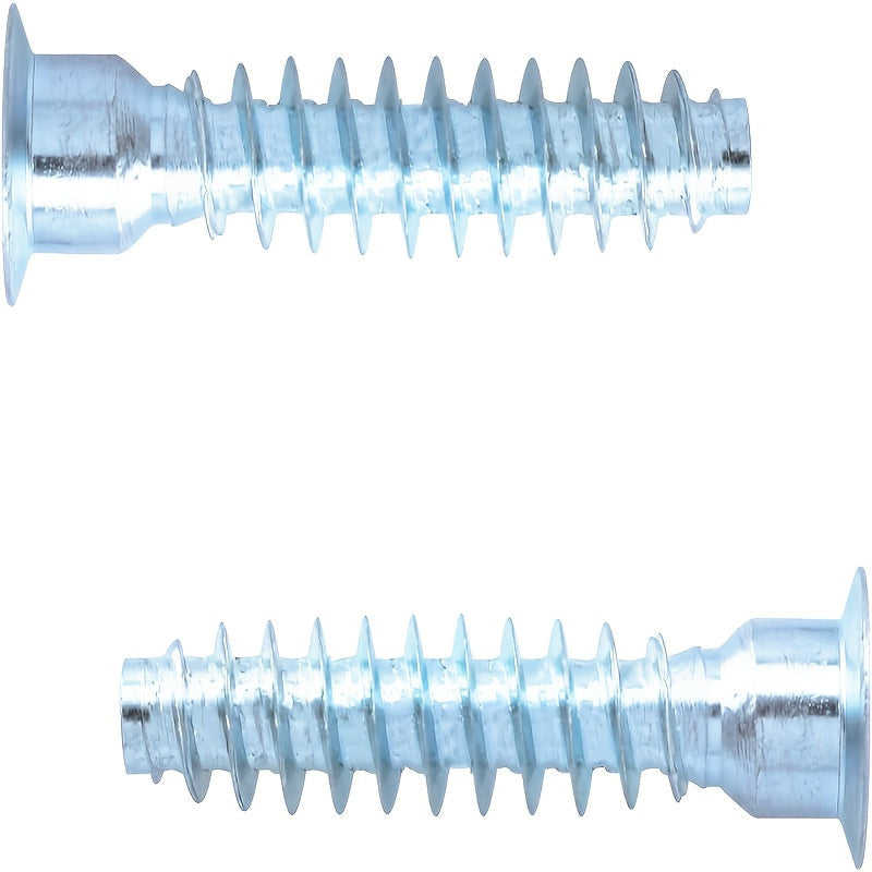 25 db M7x50 mm-es megerősített hatszögletes üregcsavarszeg, szénacél bútorösszekötő rögzítő