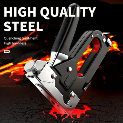 1 készlet nagy teherbírású 3 az 1-ben tűzőgép barkácsoláshoz