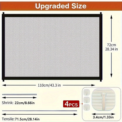 Hordozható hálós kisállat ajtó