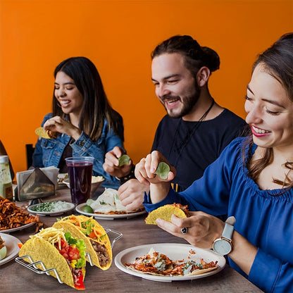 Rozsdamentes acél taco tartó állvány
