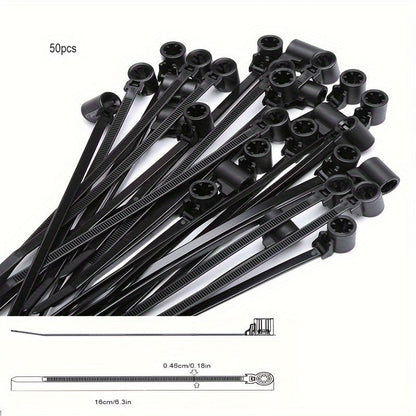 50db Fekete Nylon Kábelkötegelő