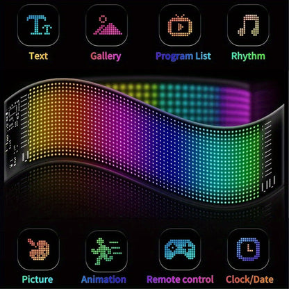 Többnyelvű Autó LED Matricás Pixel Panel