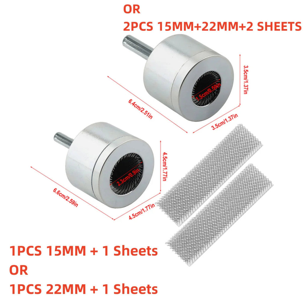 15/22mm Fémtisztító kefe