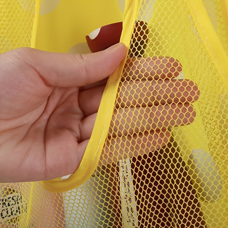 Nagy Kapacitású Béka és Kiskacsa Játék Tároló Táska Tapadókorongokkal