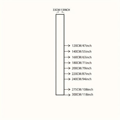 Modern japán stílusú, geometrikus csíkos asztali futó bojtokkal