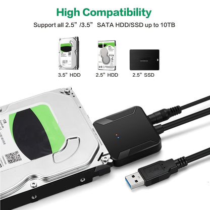 SATA-USB 3.0 külső merevlemez adapter átalakító