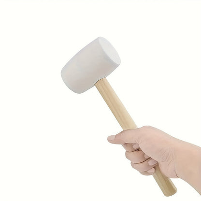 Prémium Gumi Kalapács Csúszásmentes Fa Nyéllel