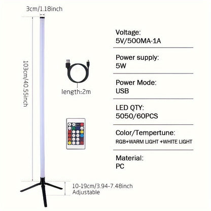 Intelligens LED padlólámpa, RGB lámpa távirányítóval