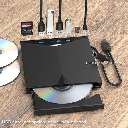7-az-1-ben USB 3.0 Hordozható CD/DVD Meghajtó