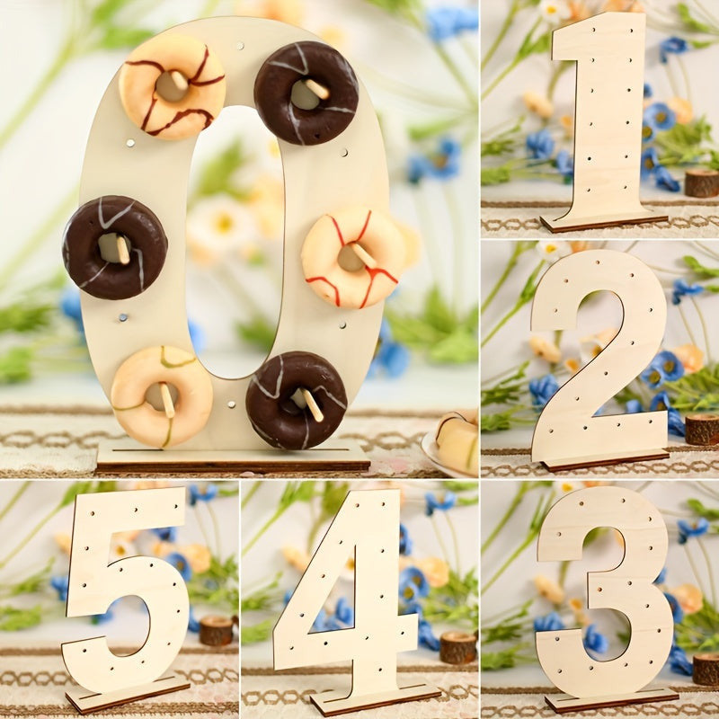 Fa édesség, fánk tartó állvány