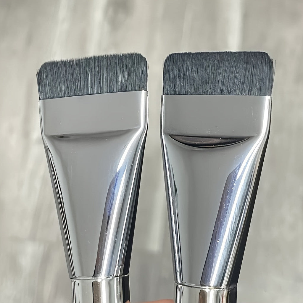 2db Prémium Nylon Festőecset Elegáns Fém Nyéllel