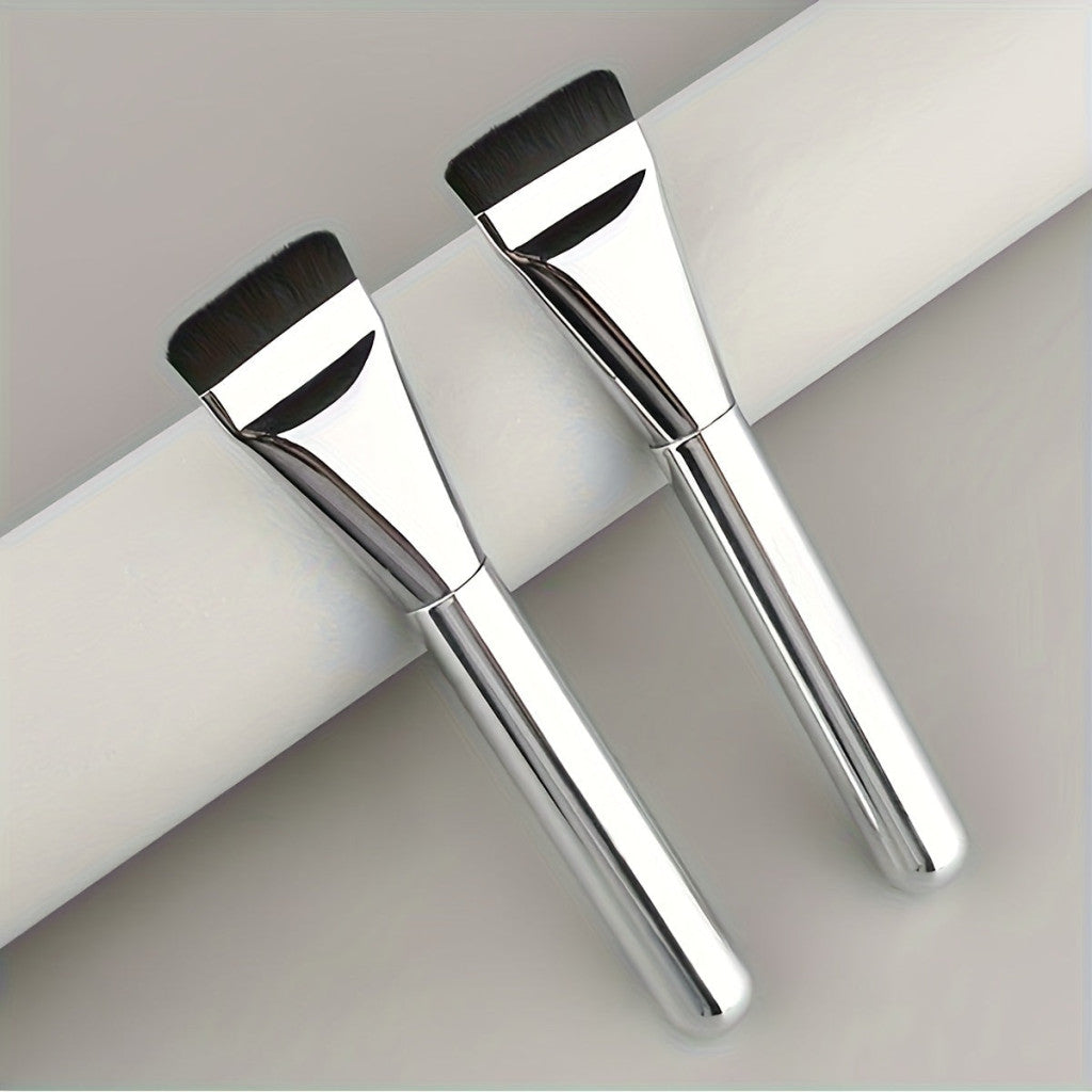 2db Prémium Nylon Festőecset Elegáns Fém Nyéllel