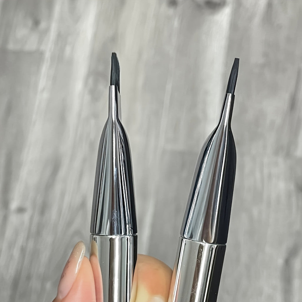 2db Prémium Nylon Festőecset Elegáns Fém Nyéllel