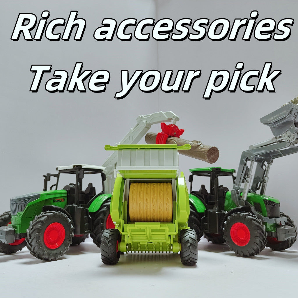 1 készlet 1:16 méretarányú mezőgazdasági kombináció játék készlet