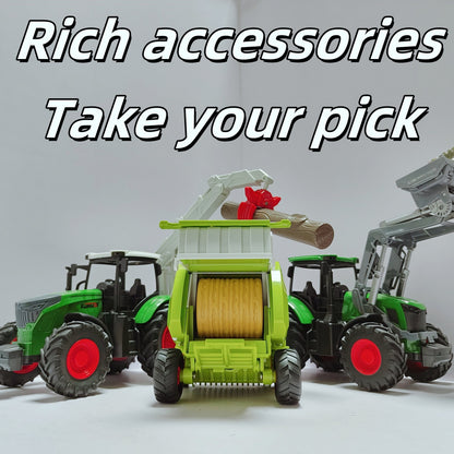 1 készlet 1:16 méretarányú mezőgazdasági kombináció játék készlet