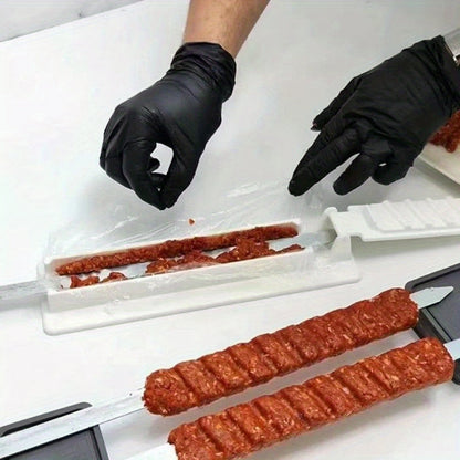 Erős BBQ Kebab Készítő 6 Nyársal