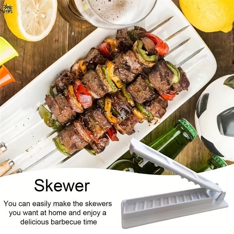 Erős BBQ Kebab Készítő 6 Nyársal