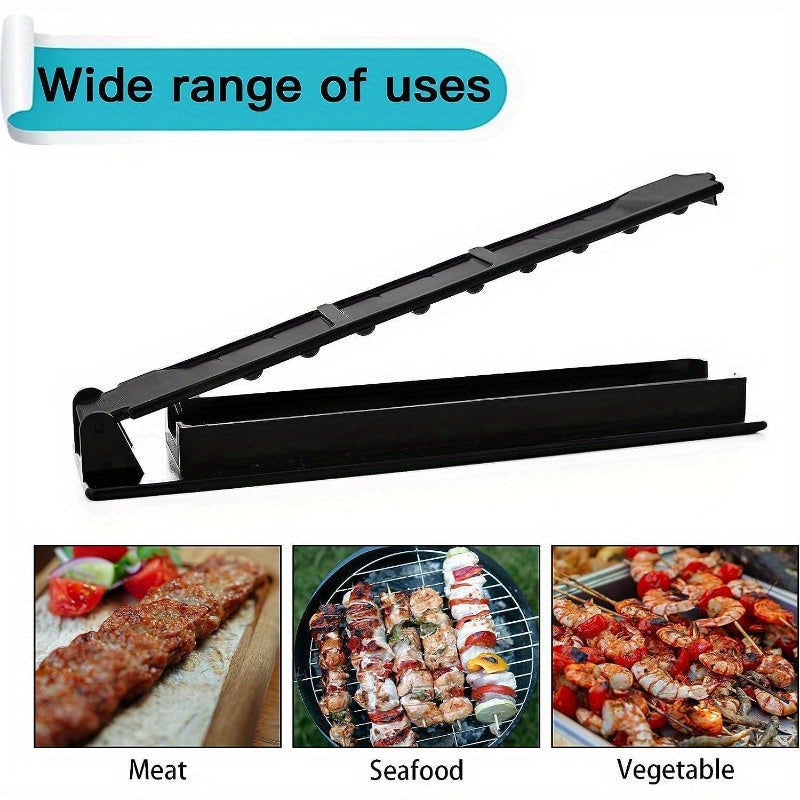 Erős BBQ Kebab Készítő 6 Nyársal