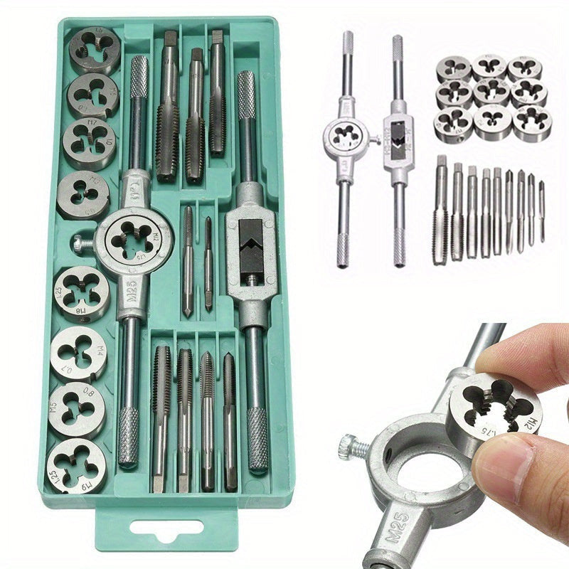 Metrikus Tap Die Készlet M3-M12 Csavarcsatornák