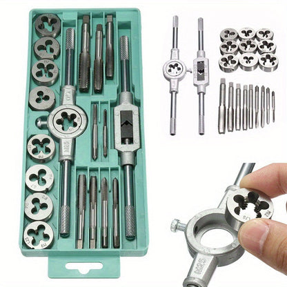 Metrikus Tap Die Készlet M3-M12 Csavarcsatornák