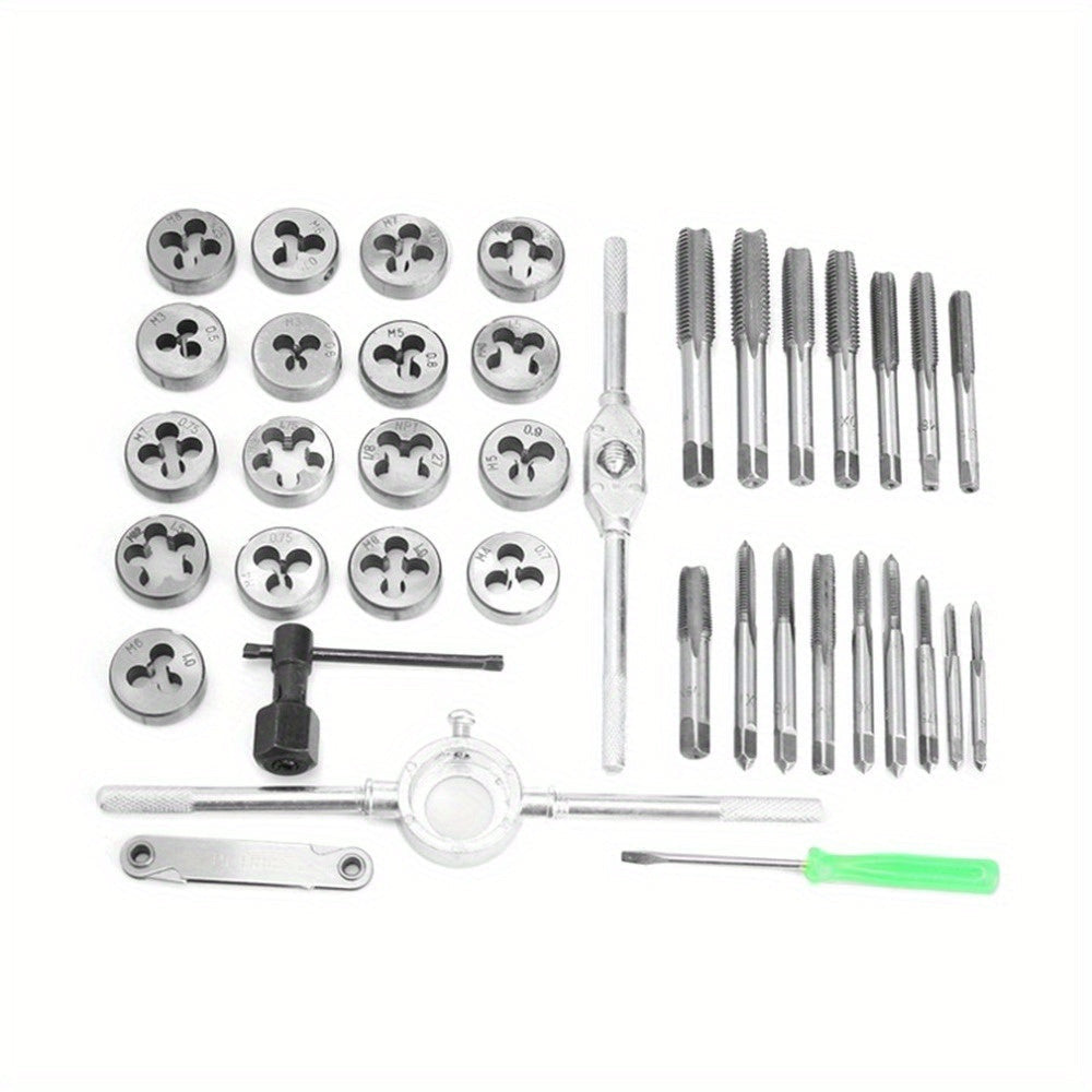 Metrikus Tap Die Készlet M3-M12 Csavarcsatornák