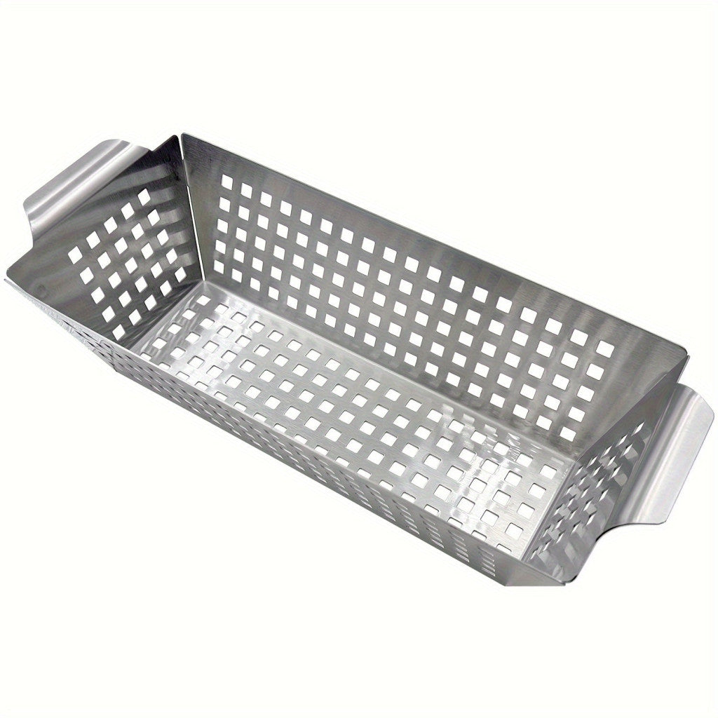 Sokoldalú rozsdamentes acél grillkosár