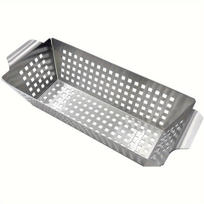 Sokoldalú rozsdamentes acél grillkosár
