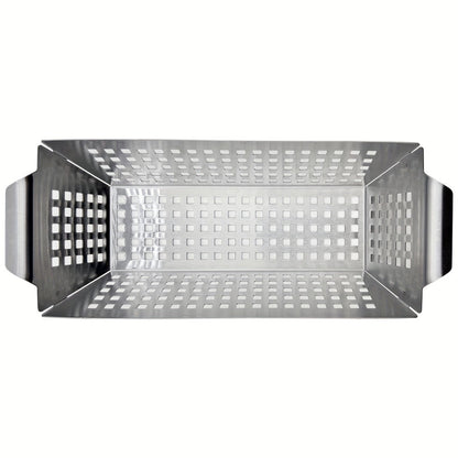 Sokoldalú rozsdamentes acél grillkosár