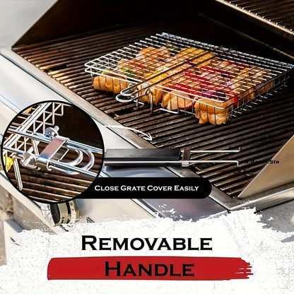 Rozsdamentes Acél BBQ Grillkosár