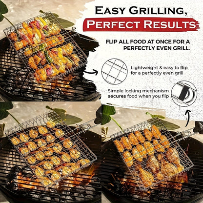 Rozsdamentes Acél BBQ Grillkosár