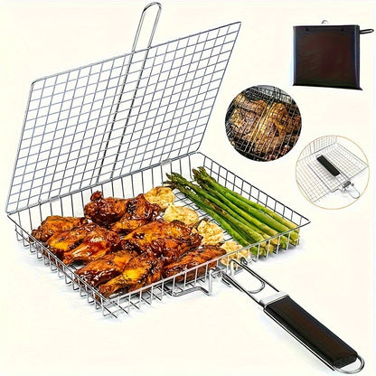 Rozsdamentes Acél BBQ Grillkosár