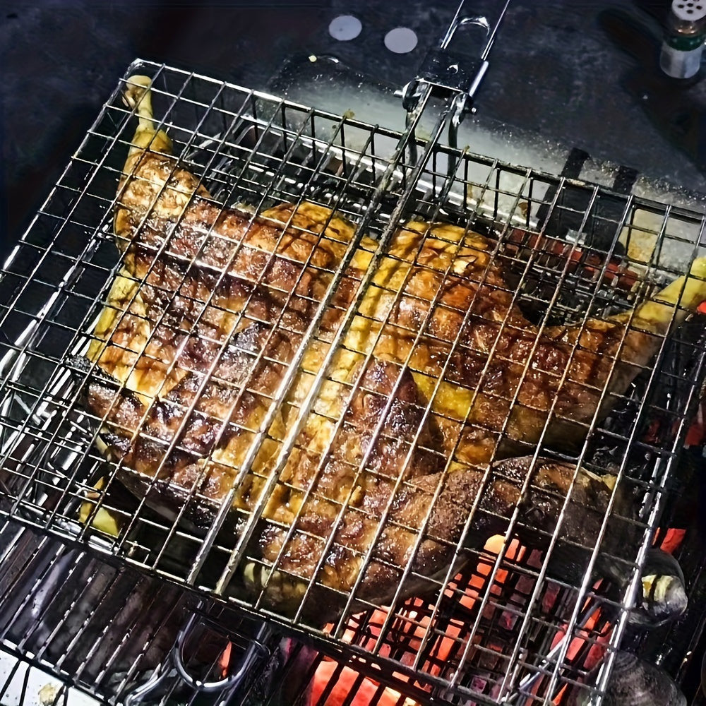 Rozsdamentes Acél BBQ Grillkosár