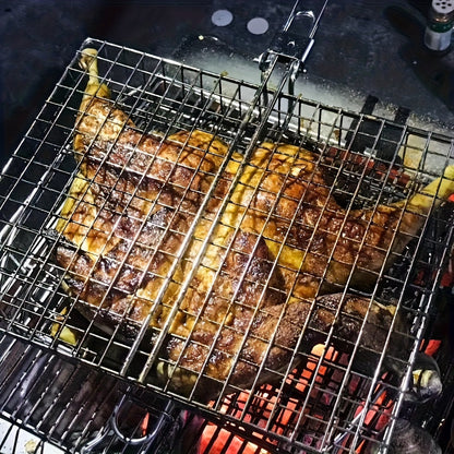 Rozsdamentes Acél BBQ Grillkosár