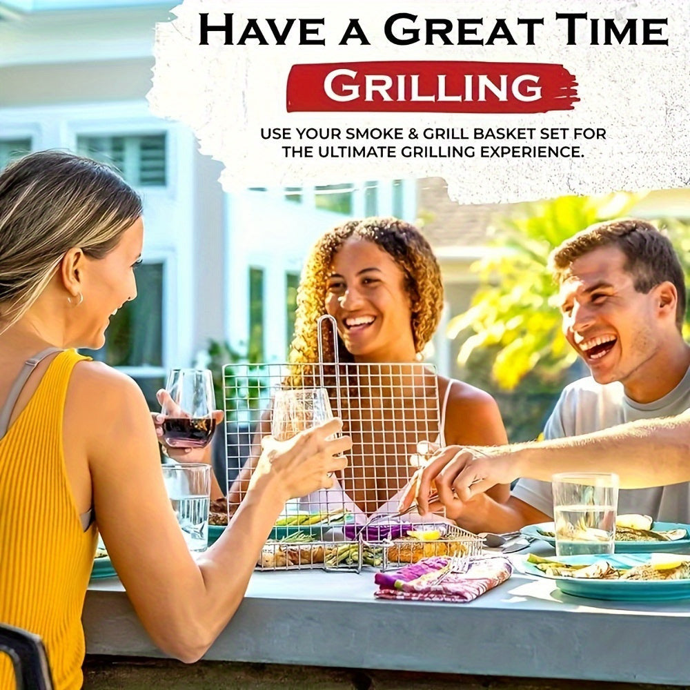 Rozsdamentes Acél BBQ Grillkosár