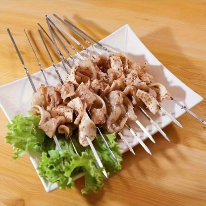 Rozsdamentes acél BBQ nyársbot