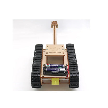 Fa Elektromos Meghajtású Robot – DIY Modell és Építőjáték
