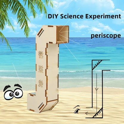 Fa Periszkópos Puzzle Játék