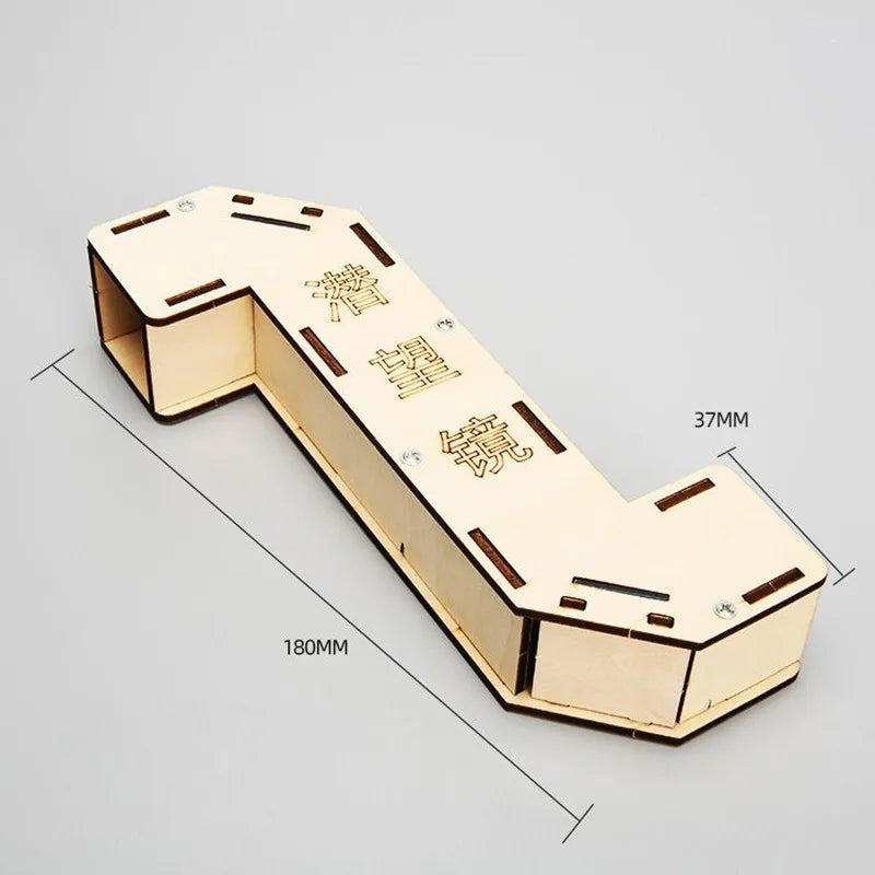 Fa Periszkópos Puzzle Játék