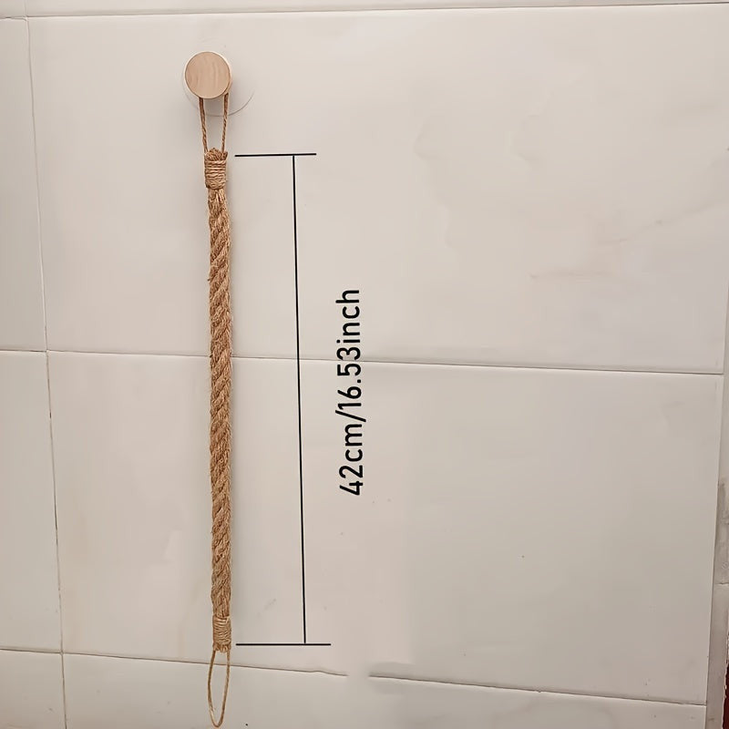 Rusztikus Kenderkötél WC Papírtartó
