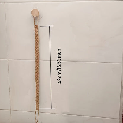 Rusztikus Kenderkötél WC Papírtartó