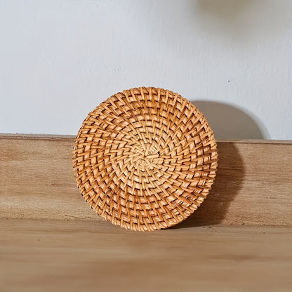 6db Kézzel Készített Rattan Poháralátét
