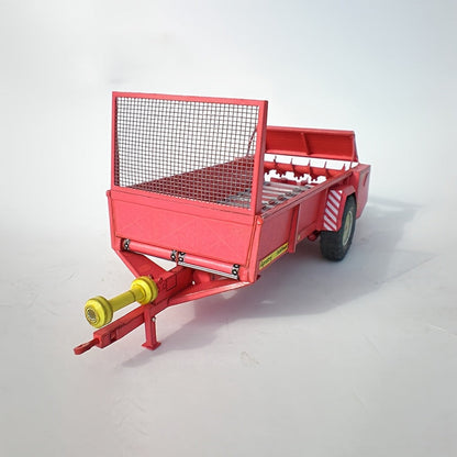 Traktor modell utánfutóval